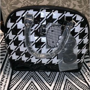 Loungefly love Hello Kitty Houndstooth Embossed dome Bag